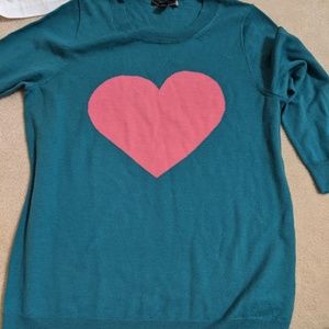 Jcrew NWT Heart Sweater